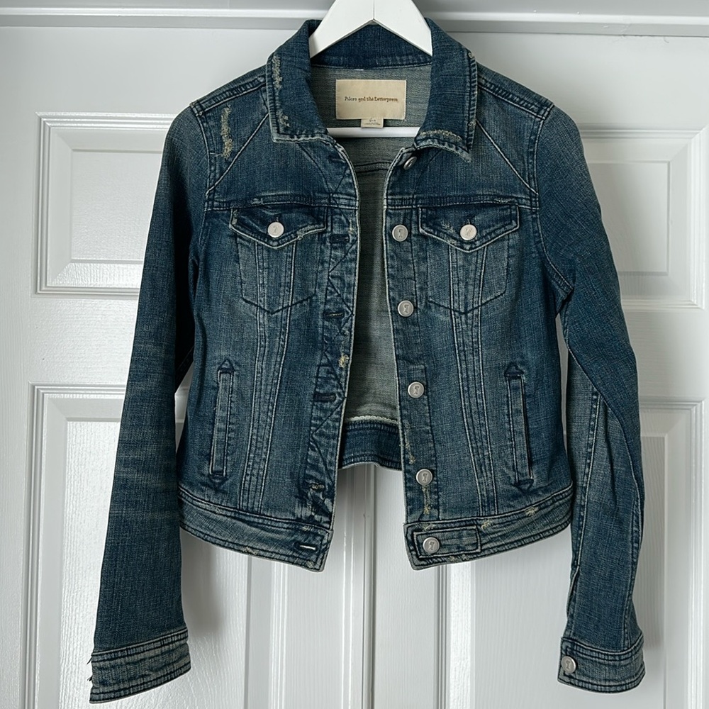 Pilcrow women’s denim jacket size small